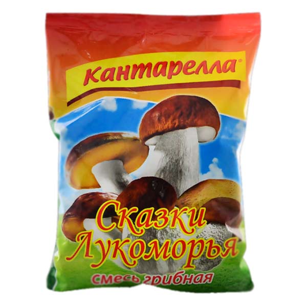 картинка Грибы "Сказки Лукомория" 300гр*8шт ТМ"Кантарелла" от магазина Салова Фиш