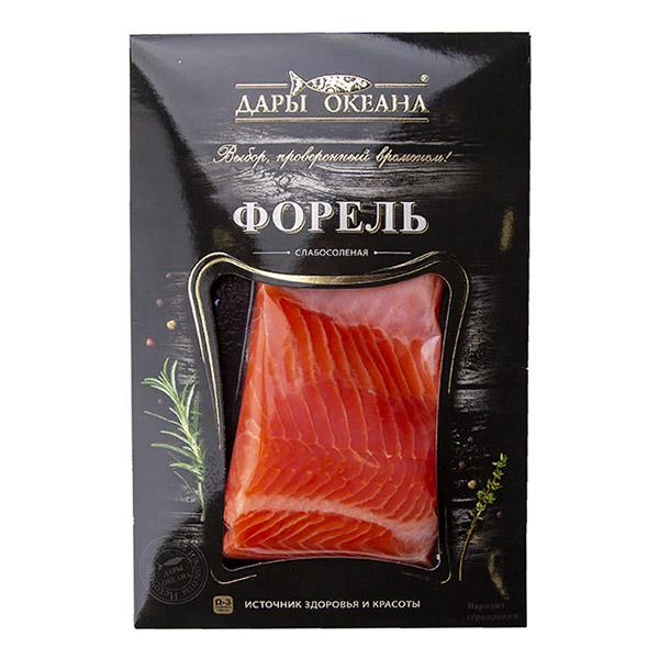 картинка Форель кусок с/с в/у 200г / ДАРЫ ОКЕАНА/ от магазина Салова Фиш