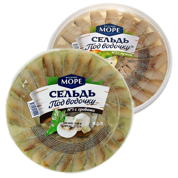 картинка Сельдь филе 180г в ассортименте /Вкусное море/ от магазина Салова Фиш