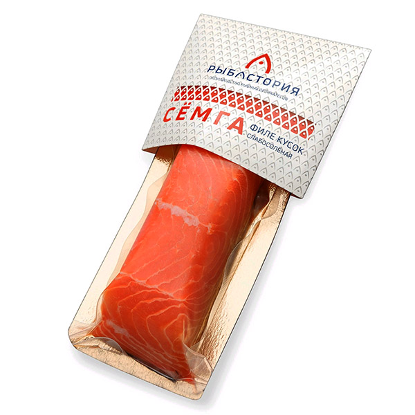 картинка Семга кусок с/с в/у 200г  /Рыбастория/ от магазина Салова Фиш