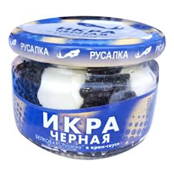 картинка Икра белковая "Русалка" черная 170г.ст./б. /"Авача"/ от магазина Салова Фиш