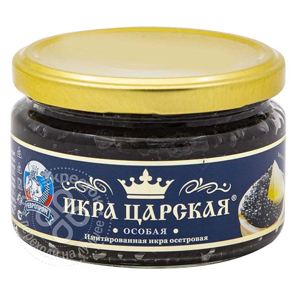 картинка Икра имитированная "Царская"ОСЕТРОВАЯ 220гр.ст/б от магазина Салова Фиш