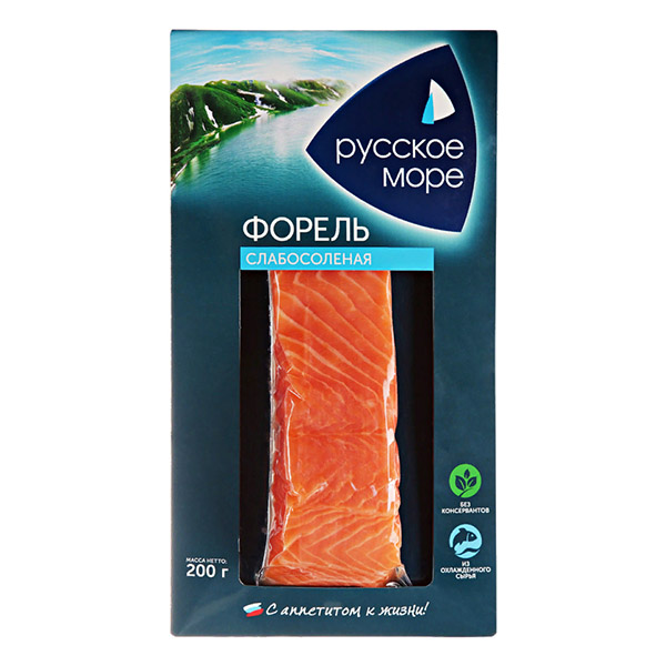 картинка Форель филе-кусок с/с в/у 200г /Русское море/ от магазина Салова Фиш