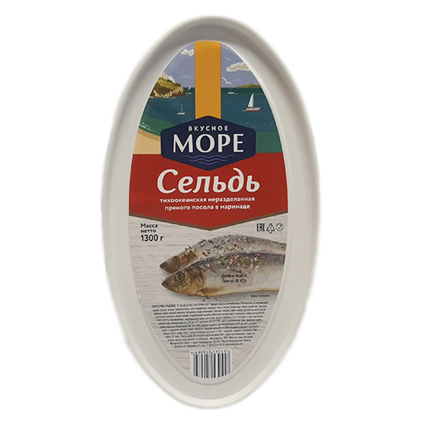 картинка Сельдь п/п 1.3кг овал /Вкусное море/ от магазина Салова Фиш