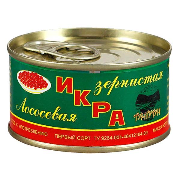 картинка Икра лосос. 140г ж/б "Тунгутун"(ГОРБУША) от магазина Салова Фиш