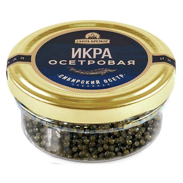 картинка Икра осетровая пастер.  50 гр. "Санта-Бремор" от магазина Салова Фиш