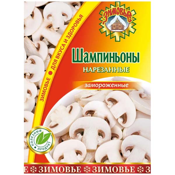 картинка Грибы Шампиньоны резаные 400гр*20шт ТМ"Зимовье" от магазина Салова Фиш