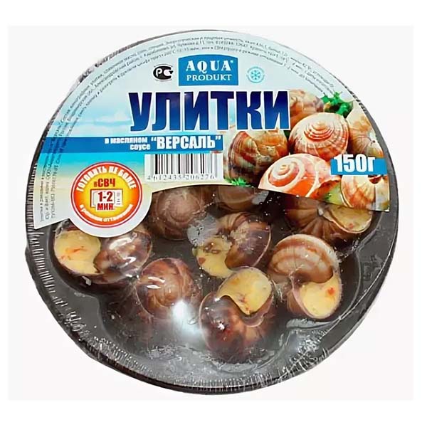 картинка Улитка в раковине в соусе "Версаль" 150гр*8 1/1,2кг от магазина Салова Фиш