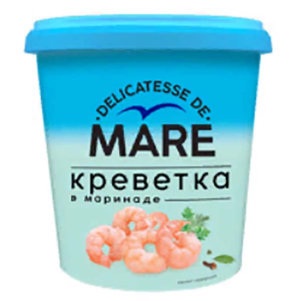 картинка Мясо креветки вареное в маринаде" МАРЕ" пл/б 390г /Балт.берег/ от магазина Салова Фиш