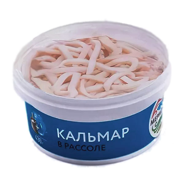 картинка Кальмар в рассоле 430г в рассоле /Меридиан/ от магазина Салова Фиш