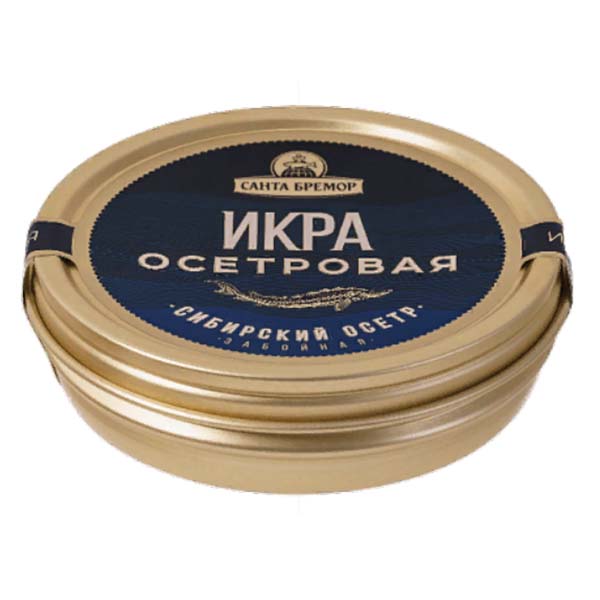 картинка Икра осетровая пастер. 1/125 гр. "Санта-Бремор" от магазина Салова Фиш