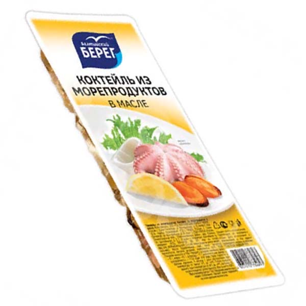 картинка Коктель из морепродуктов в масле 200г /Балт.берег/ от магазина Салова Фиш