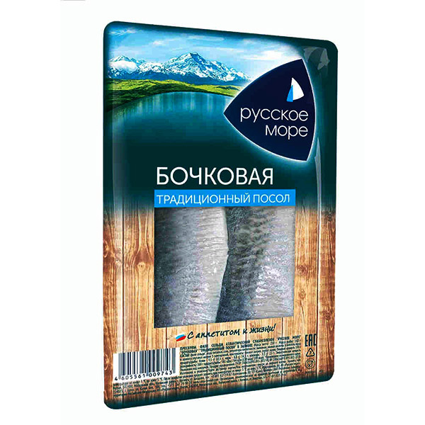 картинка Сельдь бочковая с/с в/у 230г /Русское море/ от магазина Салова Фиш