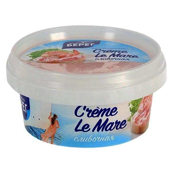 картинка Рыбные пастообразные кулинарные изделия:Creme Le Mare Сливочная.150г /Балт.берег/ от магазина Салова Фиш