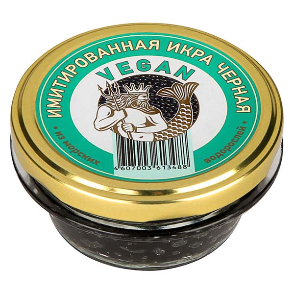 картинка Имитированная икра черная Vegan 100гр. СТ/Б/Европром/ от магазина Салова Фиш