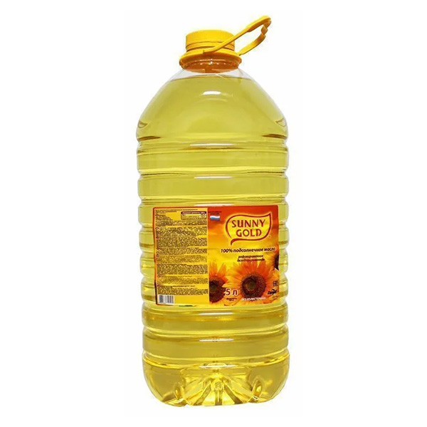 картинка Масло подсолн. раф.дез. "SUNNY GOLD", п/б. 5л от магазина Салова Фиш
