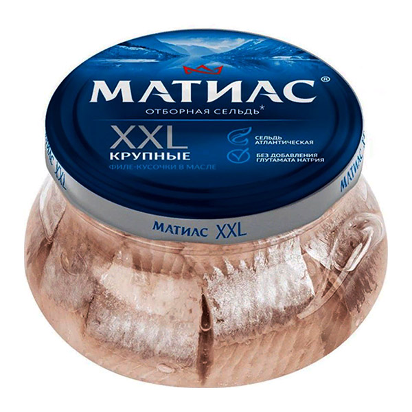 картинка Филе сельди матиас 260г /Санта Бремор/ от магазина Салова Фиш