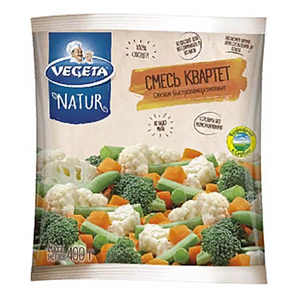 картинка Смесь Квартет 400гр*25шт ТМ"VEGETA NATUR" от магазина Салова Фиш