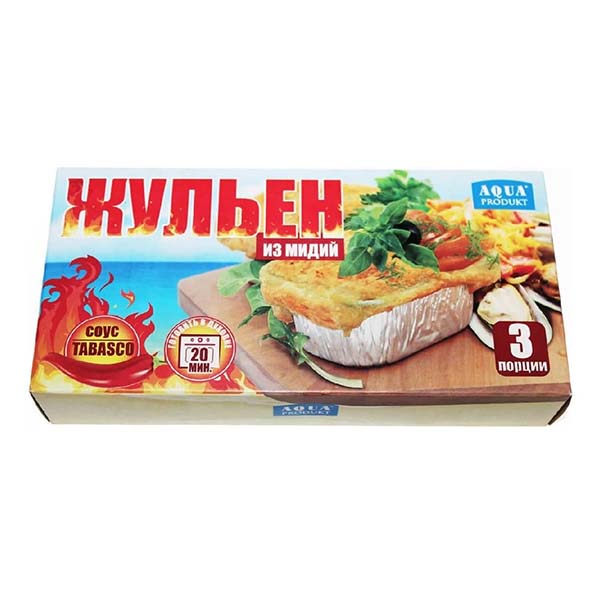 картинка Жульен из мидий "Табаско" с/м 230гр*9 от магазина Салова Фиш