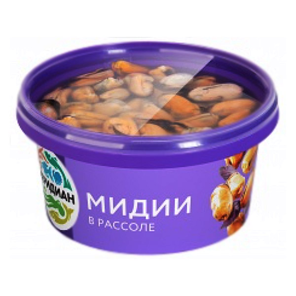 картинка Мидии 430г в рассоле /Меридиан/ от магазина Салова Фиш