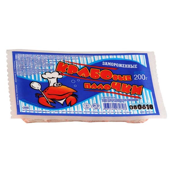 картинка Крабовые палочки 200/35 1/7кг / "Крабочки"/ от магазина Салова Фиш