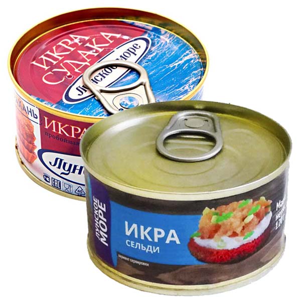 картинка Икра ж/б 120г в ассортименте /Лунское море/ от магазина Салова Фиш