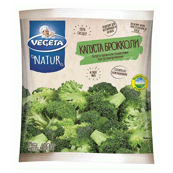 картинка Брокколи 400гр*18шт ТМ"VEGETA NATUR" от магазина Салова Фиш