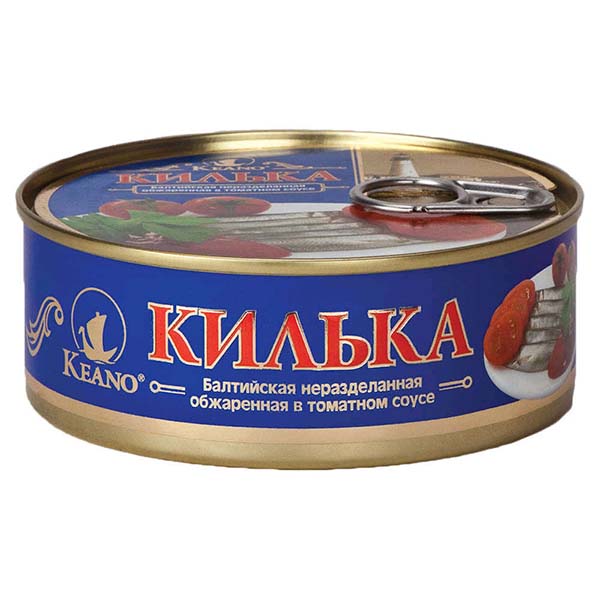 картинка Килька Балтийская обж. в т/с ж/б ключ 240гр. /"KEANO"/ от магазина Салова Фиш