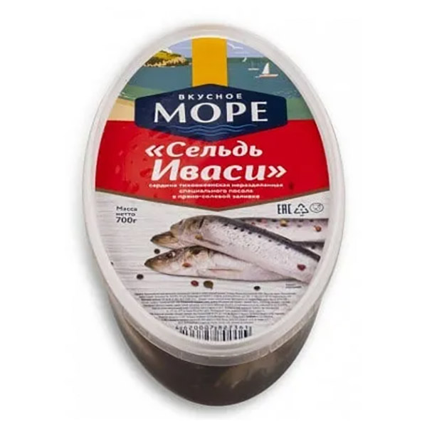 картинка Сельдь иваси н/р в с/п 700г /Вкусное море/ от магазина Салова Фиш