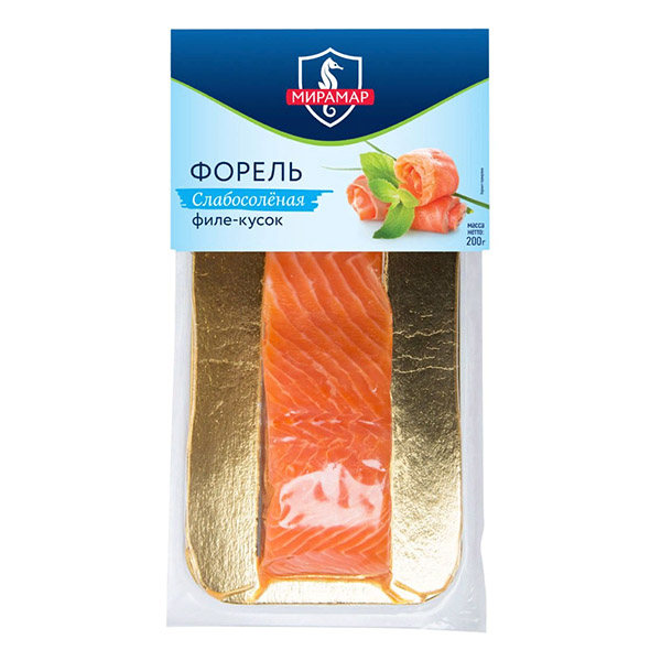 картинка Форель филе-кусок с/с в/у 200г /Мирамар/ от магазина Салова Фиш