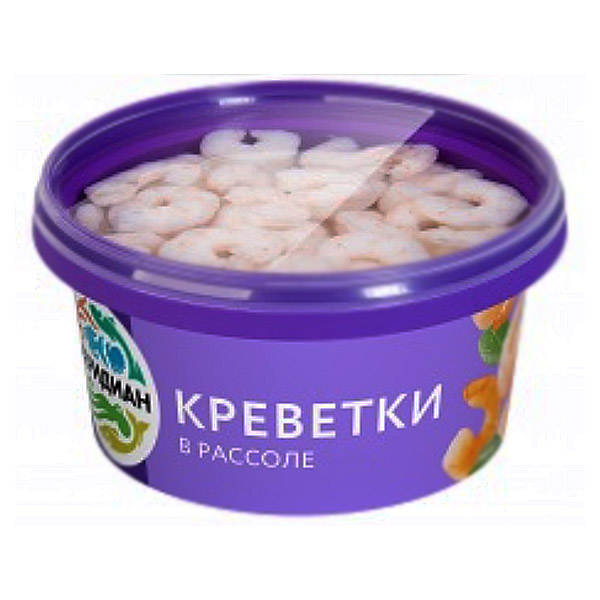 картинка Креветки 180г в рассоле /Меридиан/ от магазина Салова Фиш